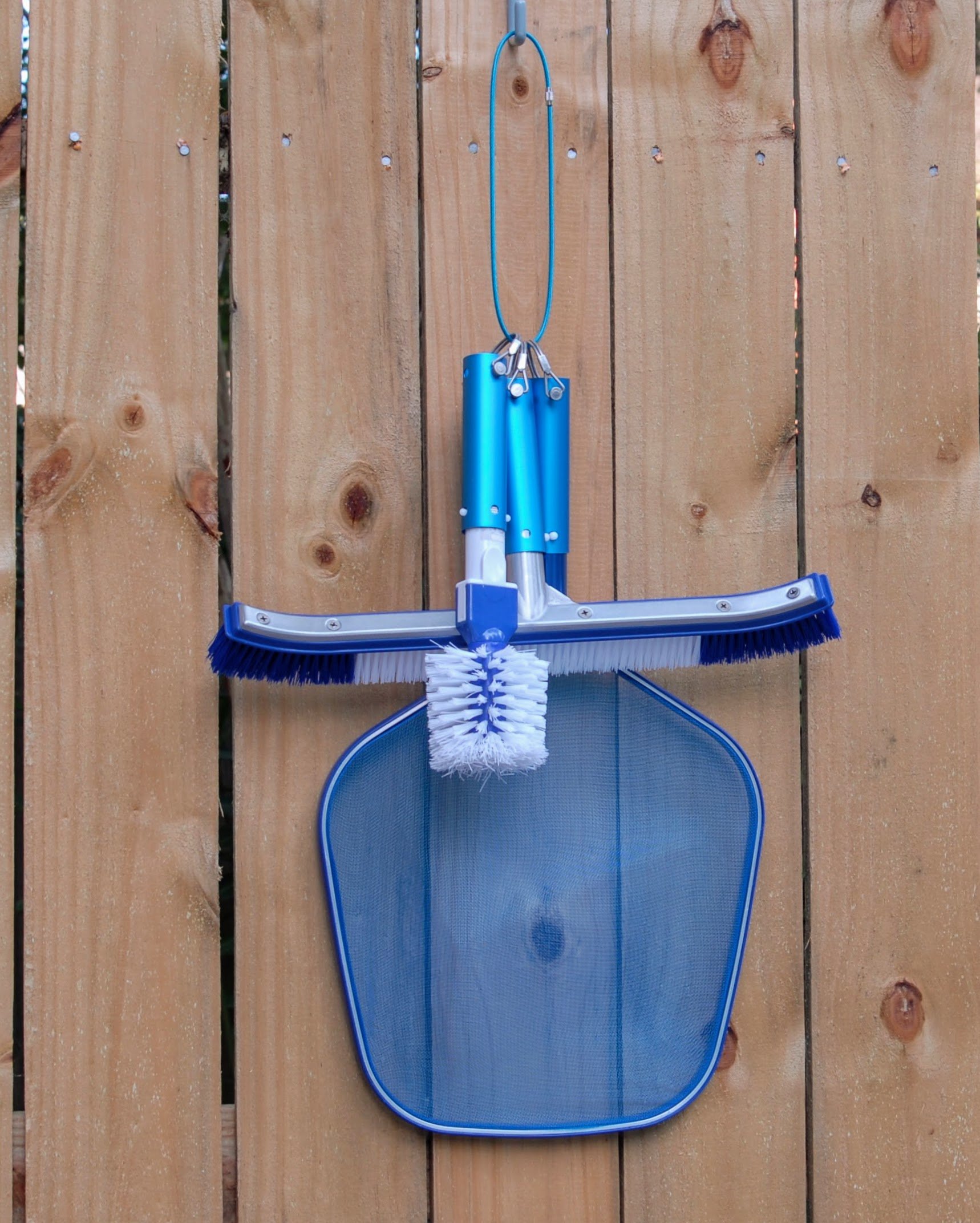 Diy Pool Rake Pool Net Pool Skimmer, Spa Net With Pole, 26