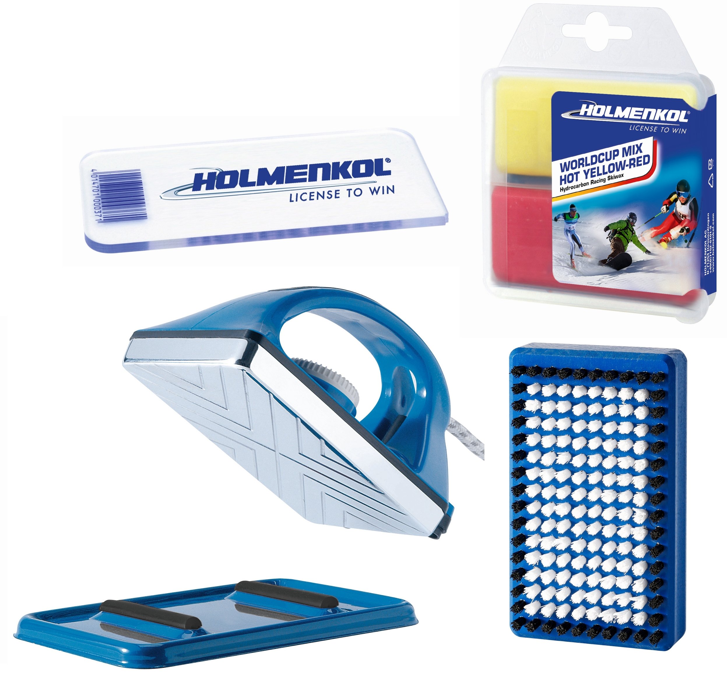 Holmenkol Skiwax Set Ski Wax World Cup Starter Set of 42015