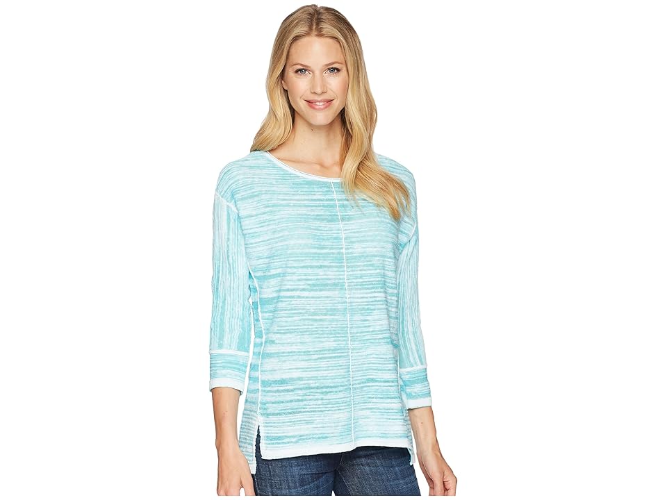 

NIC+ZOE Sand Dune Top (Aqua) Women's Clothing