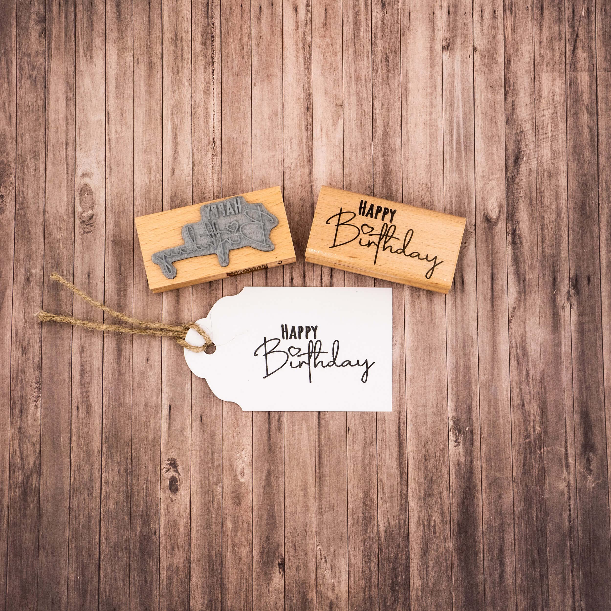 Newstamps - Tampon Plume 02 - En Bois Et Caoutchouc - Pour La