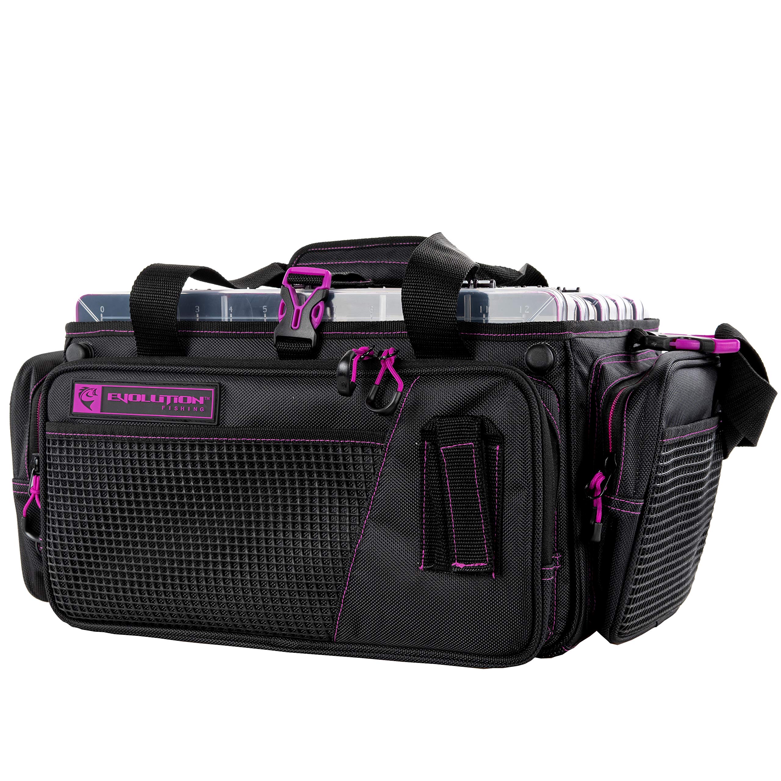 Evolution Outdoordrift Series Topless Horizontal Tackle Bag Purple