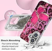 Vista 188 de I-MGAE-IN-AR - Funda diseñada para iPhone 12 y 12 Pro, diseño de mariposa plateada brillante, funda protectora de poliuretano termoplástico, suave