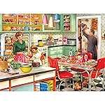RoseArt - Back to The Past - Baking with Mom - 1000 Piece Jigsaw Puzzle for Adults