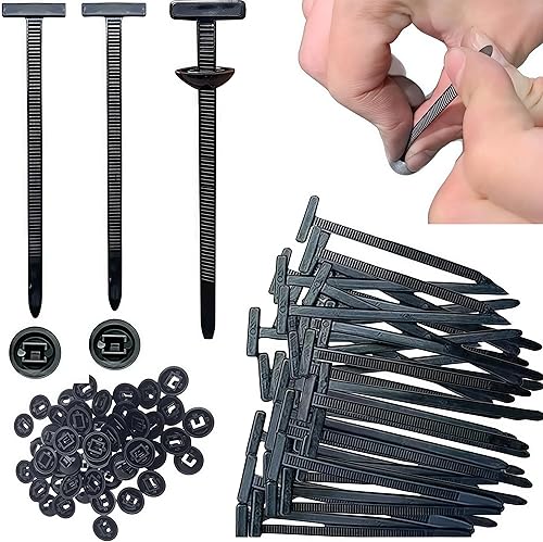 Miniatura 10 de Clips universales de nailon con cremallera y hebilla de sujeción de cables, herramienta multiusos para bridas de plástico 2025, nueva hebilla