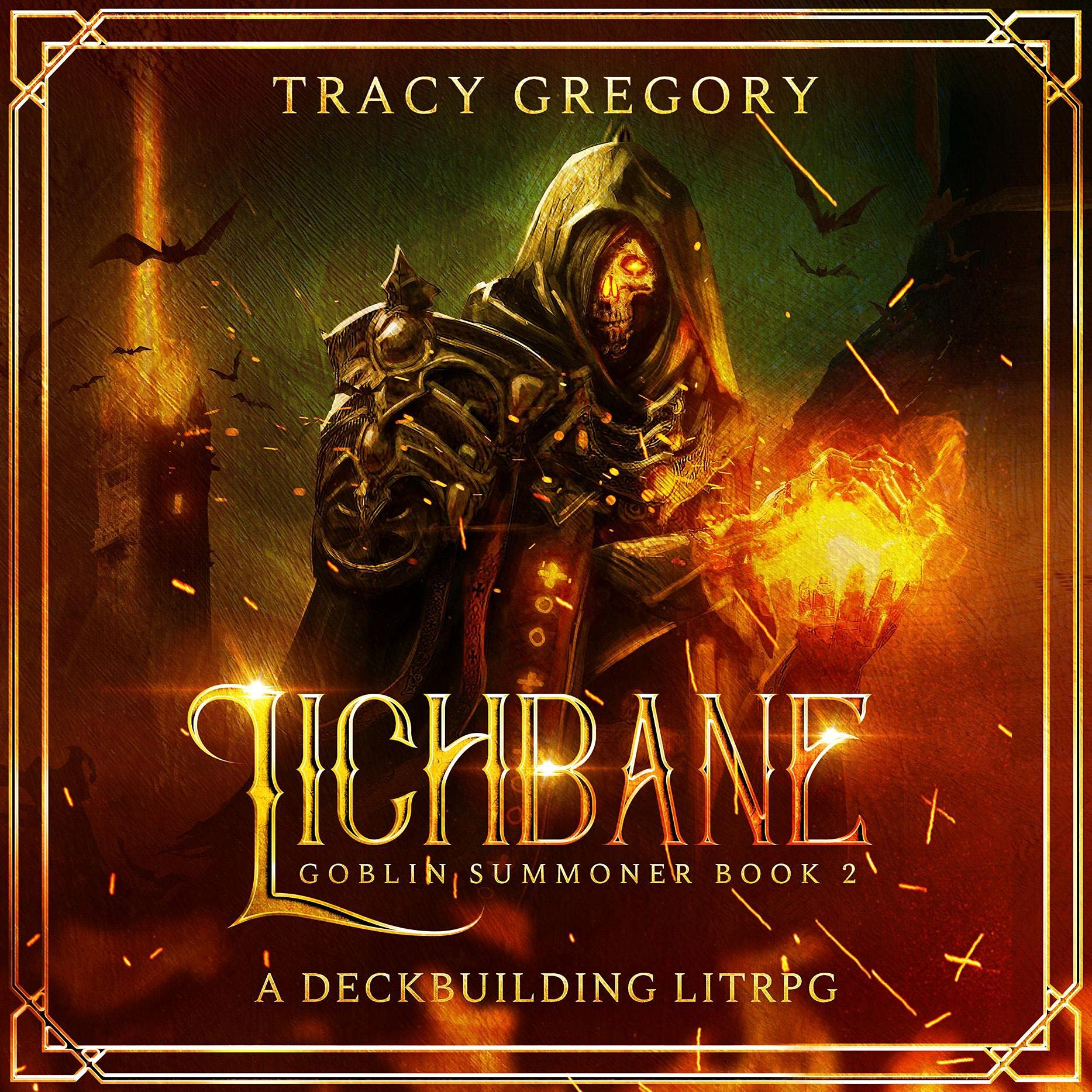 Cover art for Lichbane: A Deckbuilding LitRPG