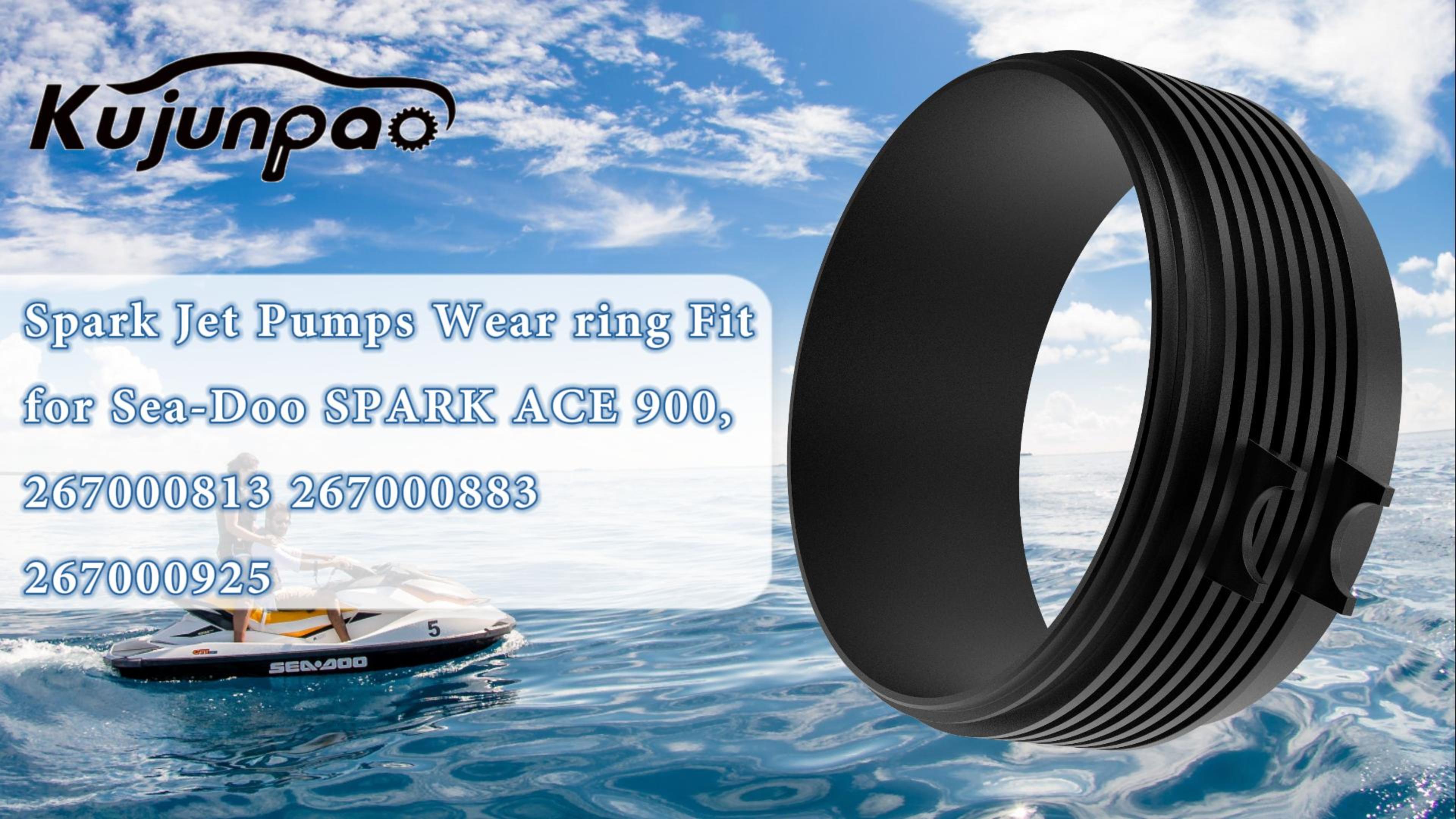 Spark 2-Up 3-Up Plastic Wear Ring Spark Wear Ring Compatible With Sea-Doo Spark 2-Up/3-Up 900 HO ACE TRIXX (2014-2020) - Replaces OEM 267000617, 267000813 Spark 2-Up 3-Up Plastic Wear Ring Spark Wear Ring Compatible With Sea-Doo Spark 2-Up/3-Up 900 HO ACE TRIXX (2014-2020) - Replaces OEM 267000617, 267000813