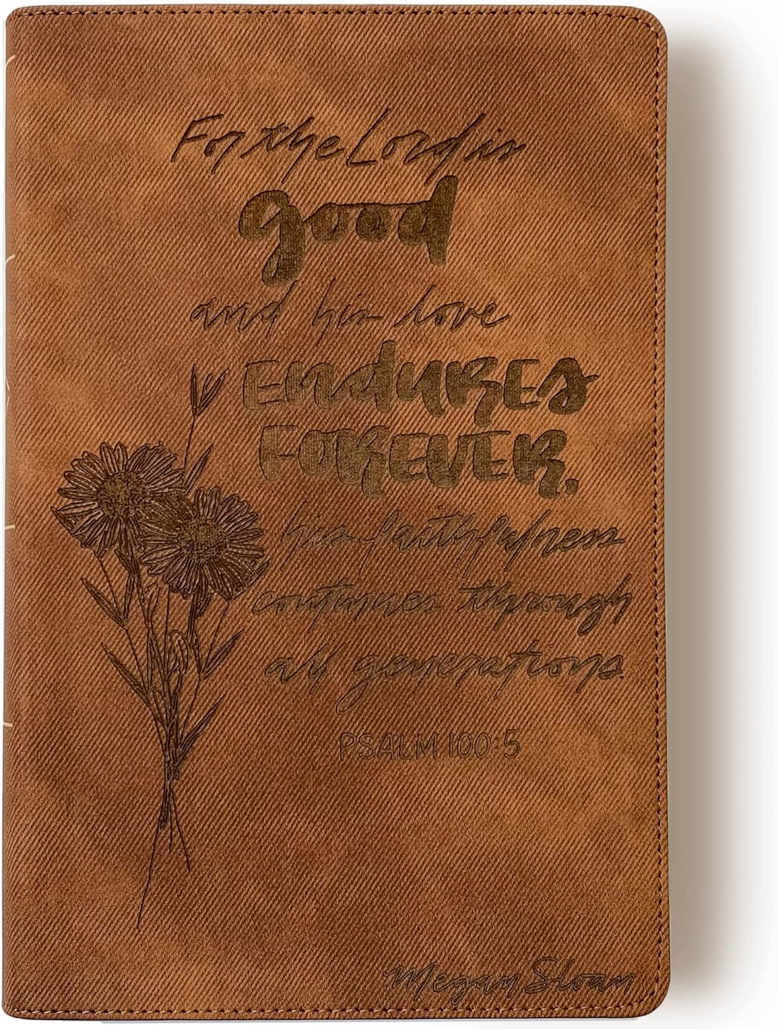 JOY CREATIVE NIV Passaggio Bible | Personalized with Name | Custom Design is Hand Lettered and Laser Engraved | Gift for Wedding, Baptism, Graduation, Anniversary or Birthday