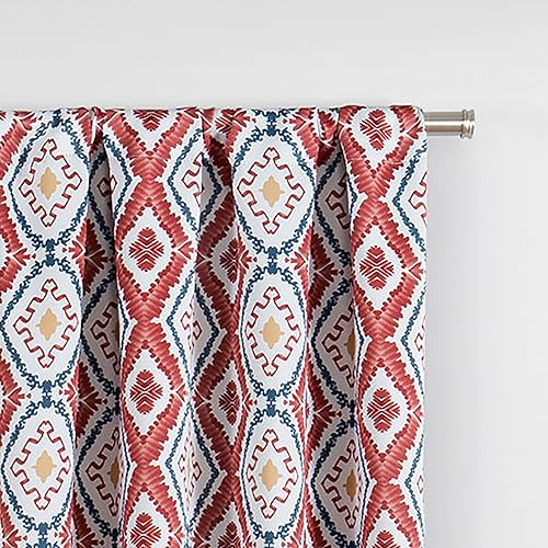 Miniatura 2 de ECLIPSE Morrow - Cortinas de oscurecimiento de habitación para dormitorio, panel individual con aislamiento térmico y bolsillo para cortinero,