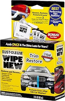 Wipe New 353616 Trim Restore Renew, Clear, 3 oz. Kit