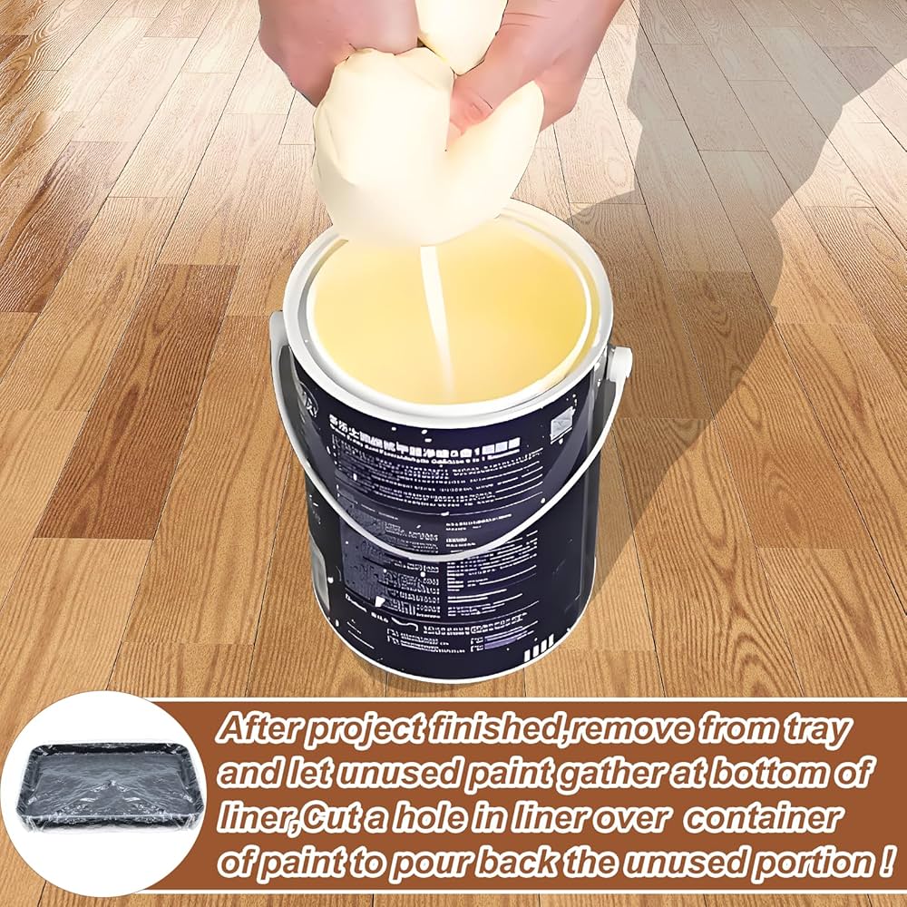 Paint Tray Liners 20Pcs Disposable 18 Inch S Paint Pan Liners Plastic Paint Tray Liner Bag Covers Large Paint Paint Roller Tray Liner