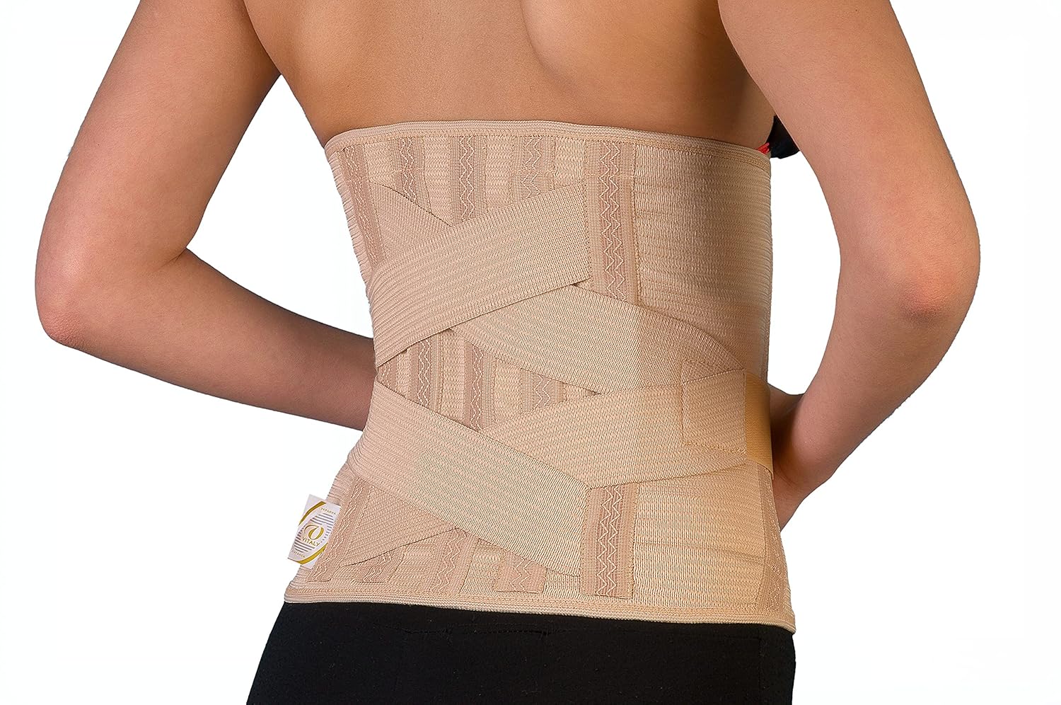 Double Pull LumboSacral Lower Back Support Belt with 6 Stays for Pain Relief, Herniated Disc, Sciatica, Scoliosis. Antiskid Adjustable Brace for Work and Exercises for Men and Woman. Pain Relief