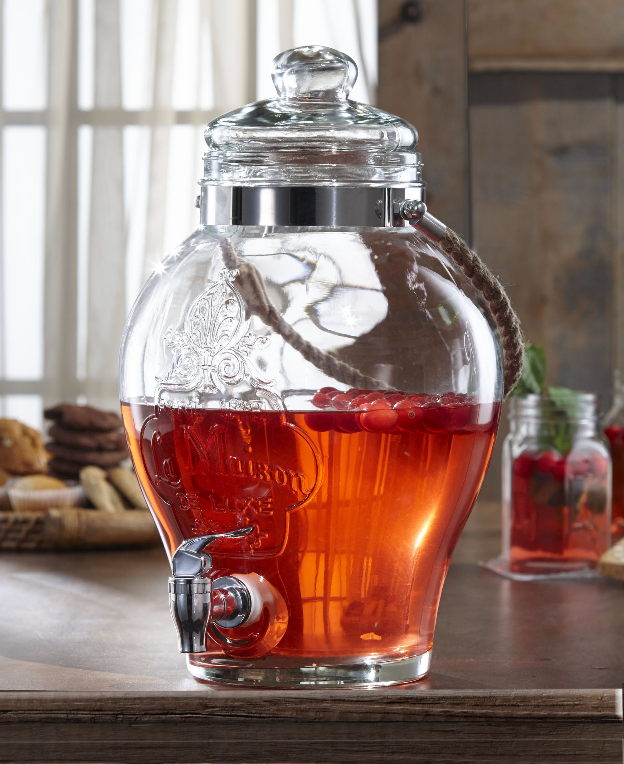 Amazon.com | Style Setter 210450-GB La Maison 1.5 Gallon Glass