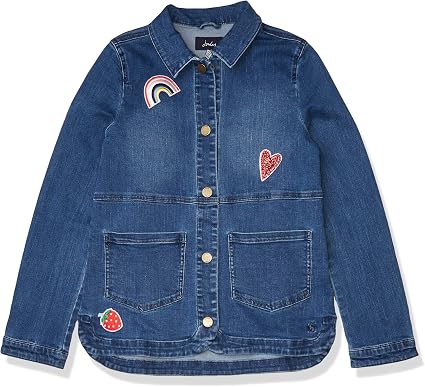 Joules Kids Girls' Denim Jacket 