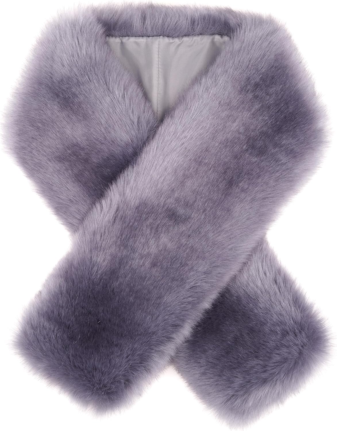 Futrzane Siberian Scarf - Ladies Faux Fur Scarfs Wraps - Elegant Collar for Coat