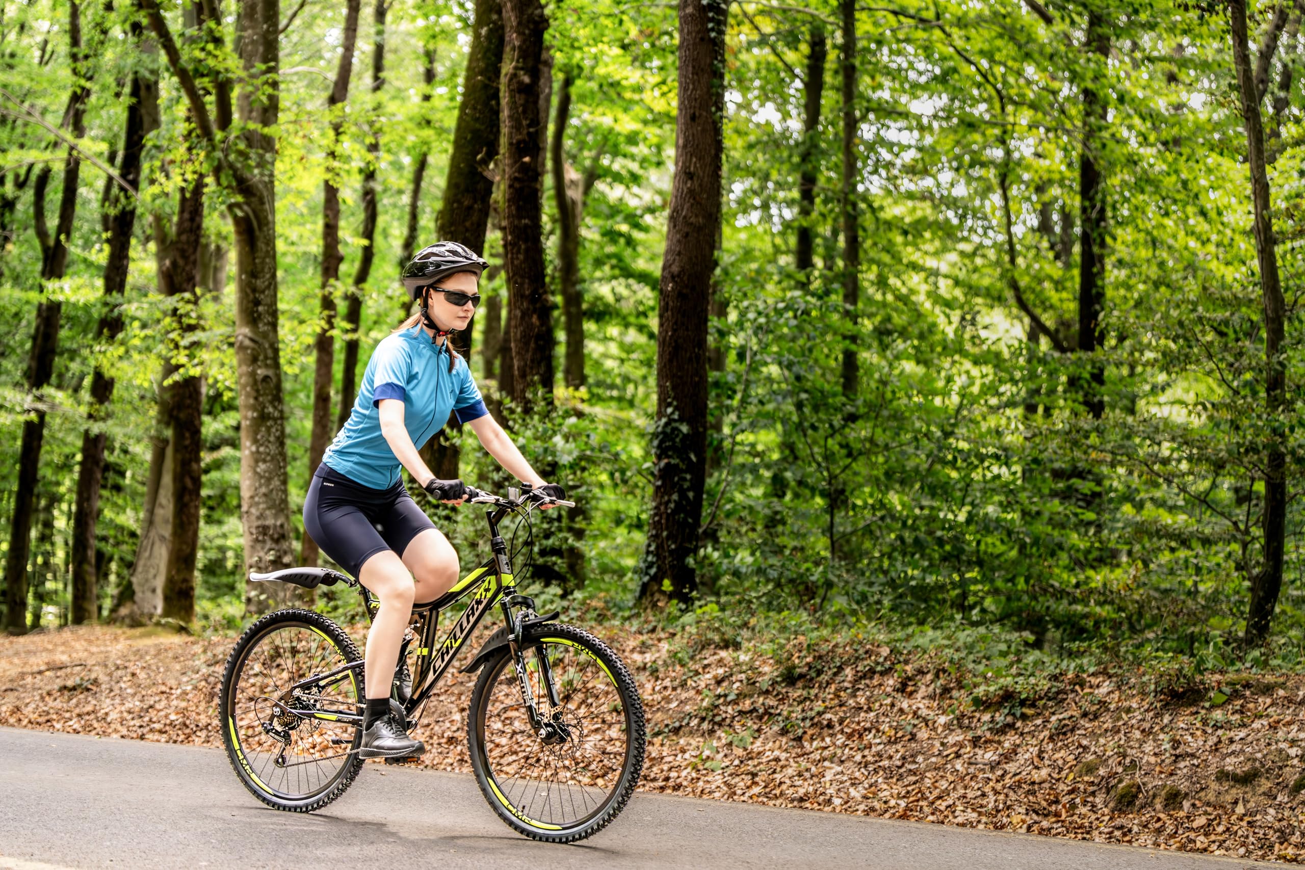 Chillaxx Bike Falcon Premium Mountain Bike da 24,26,27.5 e 29 pollici, bicicletta per ragazzi, ragazze, uomini e donne, freni a disco, cambio a 21 marce, sospensione completa