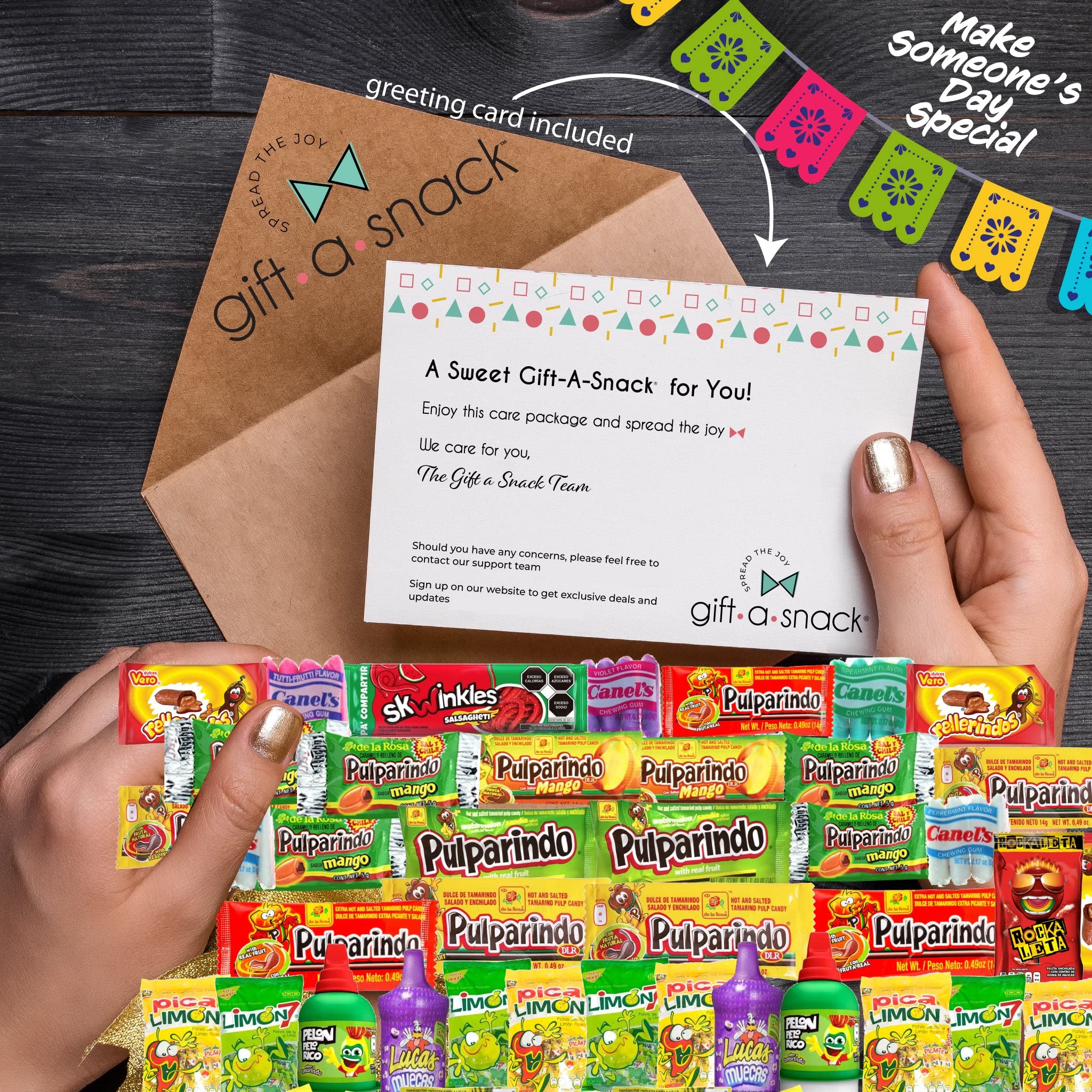 Buy Mexican Candy Mix Dulces Mexicanos, Snack Food Gift Box Variety