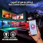 WBM Intelligent E26 Ampoule à lumière à LED intelligente, Ampoule de sel à LED variable 7 Watt Intérieur Himalayan Bulbe de sel rose 4 Nombre (paquet de 1)