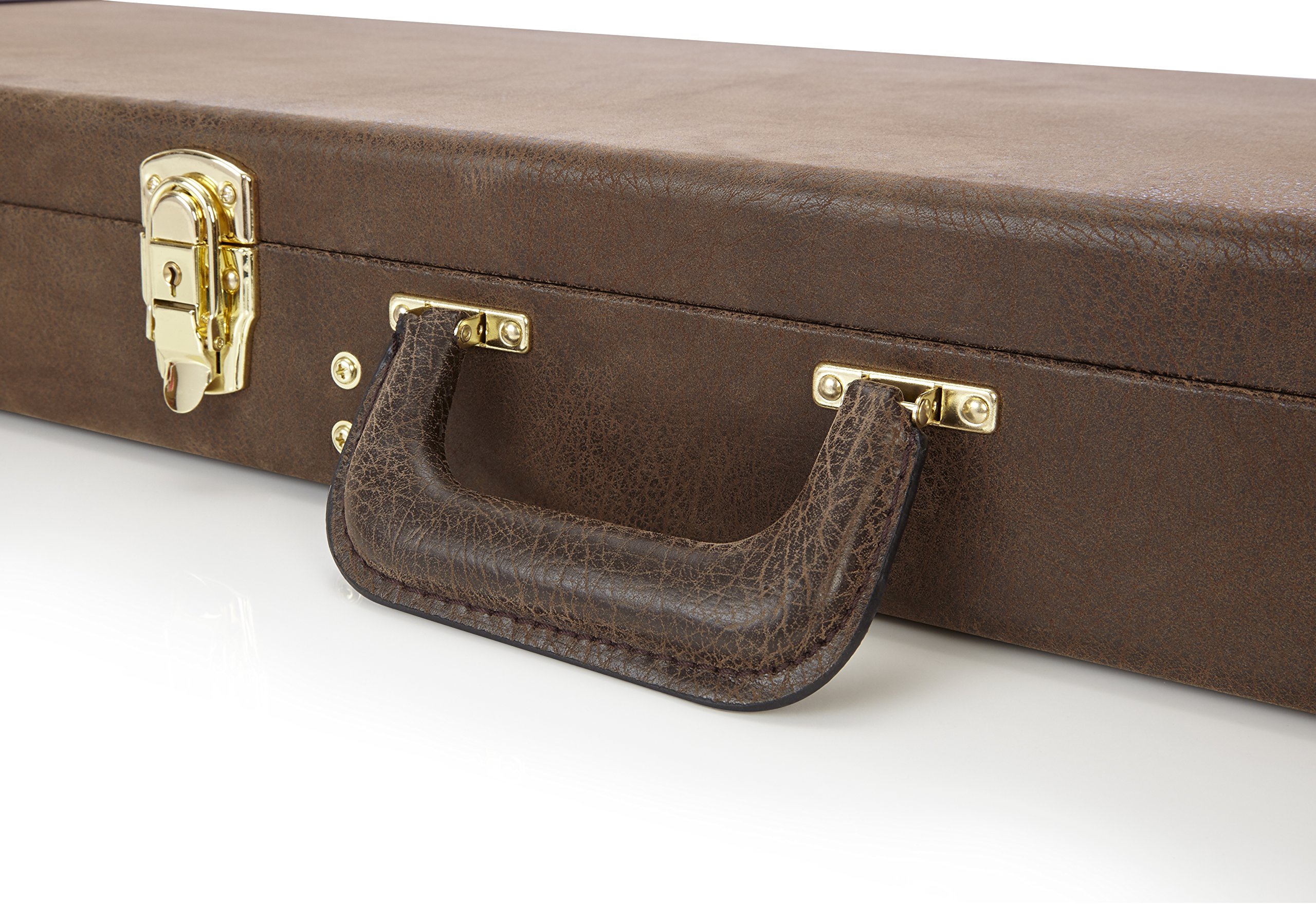 Gator Cases Deluxe walizka na gitarę standardową elektryczną w stylu vintage, brązowa (GW-ELECT-VIN)