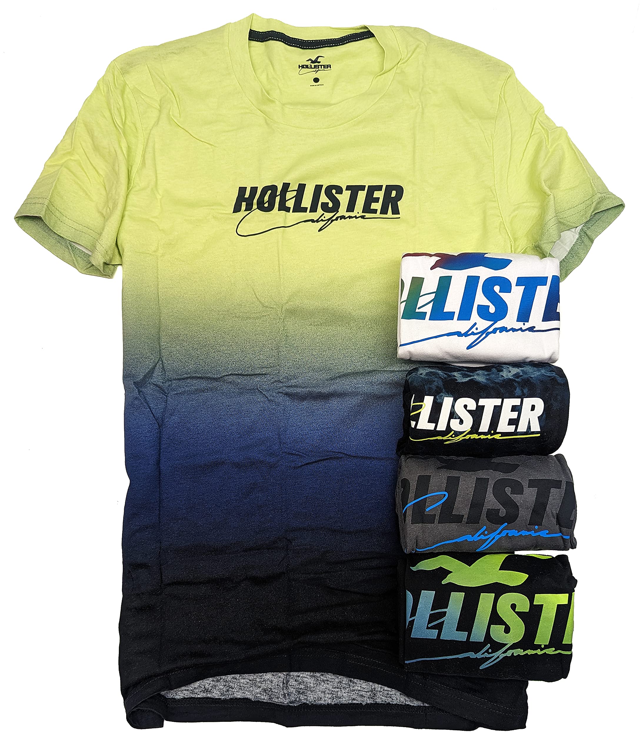 Crew Neck Amazon Hollister Shirts Cuello Redondo Camiseta Hollister Hombre  Amazon Dobladillo, image size:2186x2560