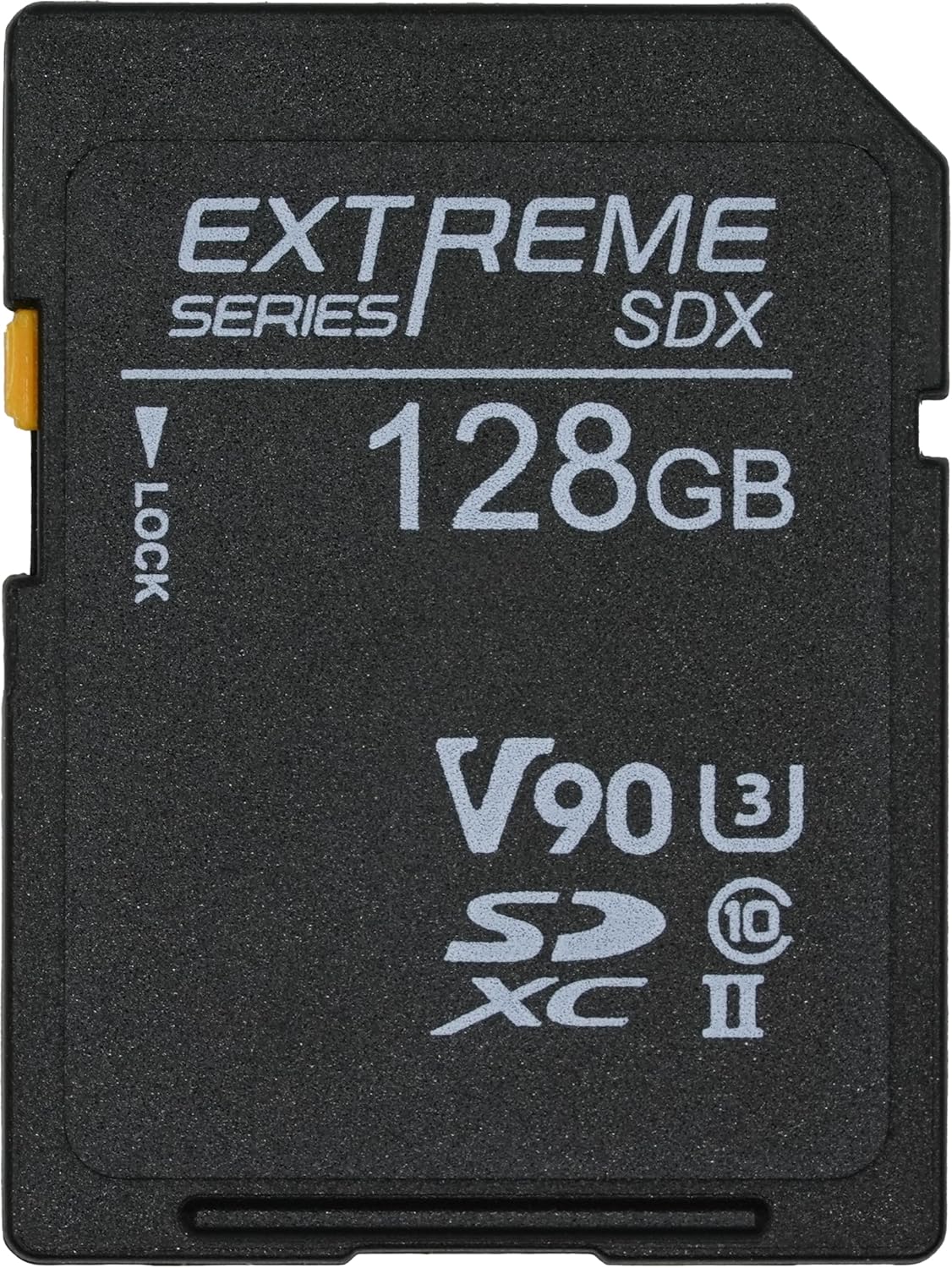 128GB Extreme SDXC V90 UHS-II Memory Card – Nikon/Panasonic/Canon/Sony/Fujifilm (NP467C128GZX3)