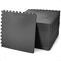 Vista 13 de BalanceFrom Puzzle Exercise Mat 1/2" Thick, EVA Interlocking Foam Floor Tiles for Home Gym, Mat for Home Workout Equipment, Floor Padding for Kids