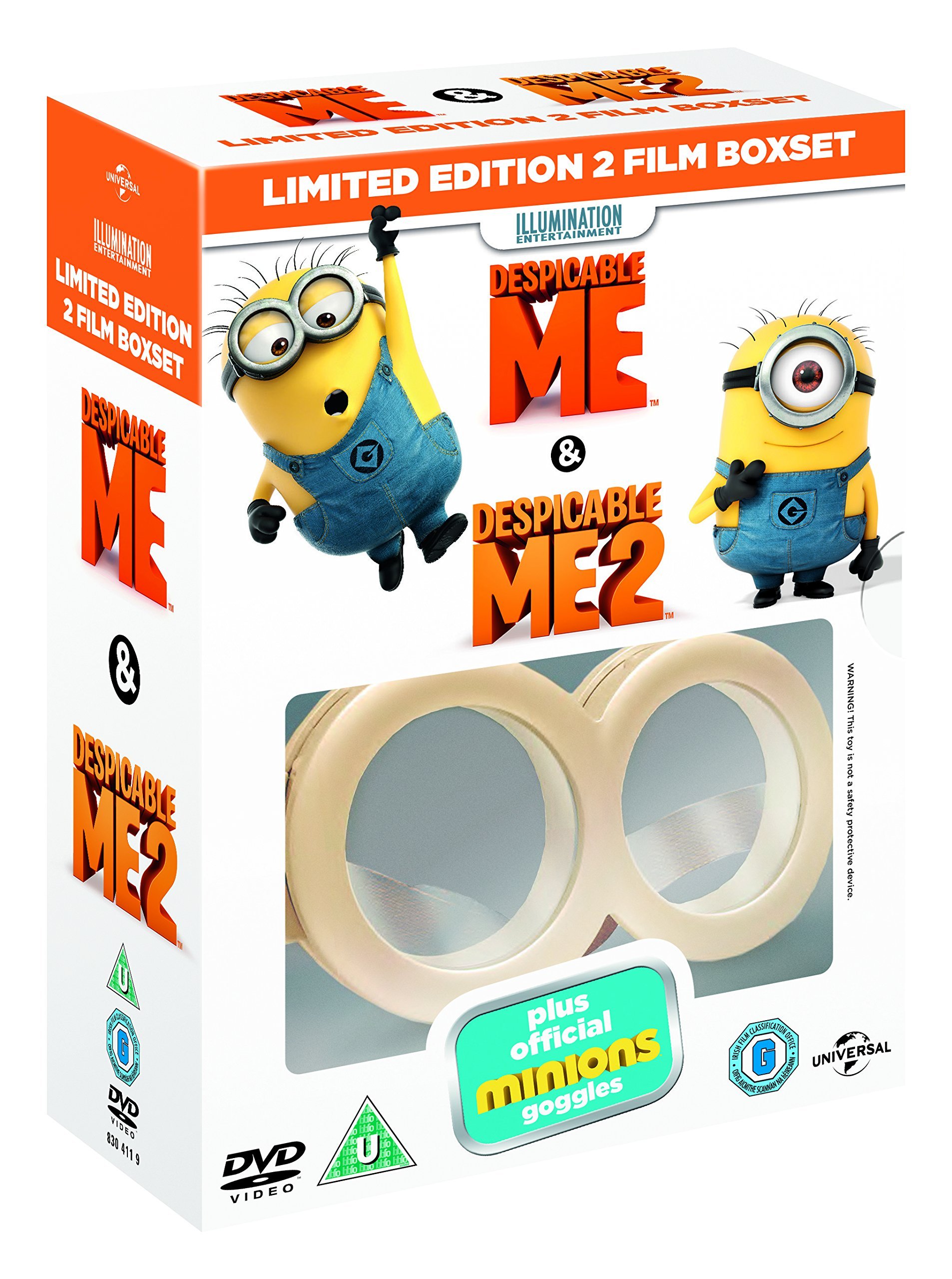 Despicable Me DVD pack de películas de animación importadas del Reino Unido