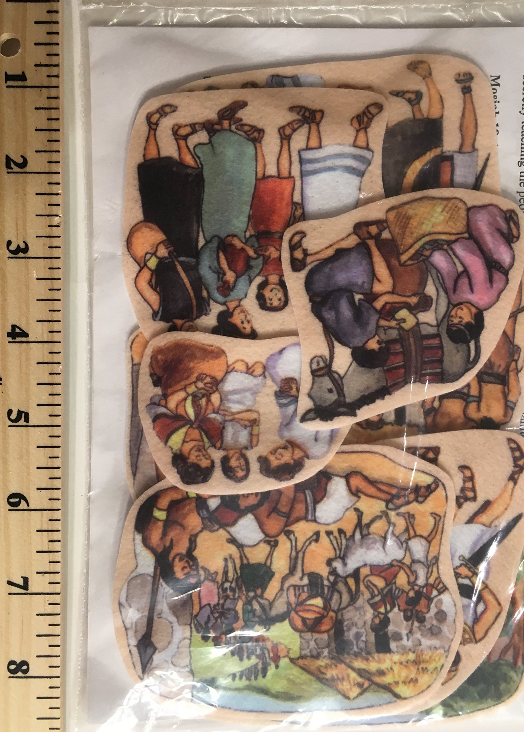Story Time Felts Alma Felt Figures for Flannel Boards Scripture Stories LDS Book of Mormon (Toggle Size precut (Adult 2