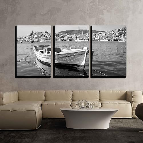 Miniatura 13 de wall26 - Arte de pared en lienzo de 3 piezas - Arte de tinta de acuarela oriental tradicional - Arte moderno para el hogar estirado y enmarcado Obra