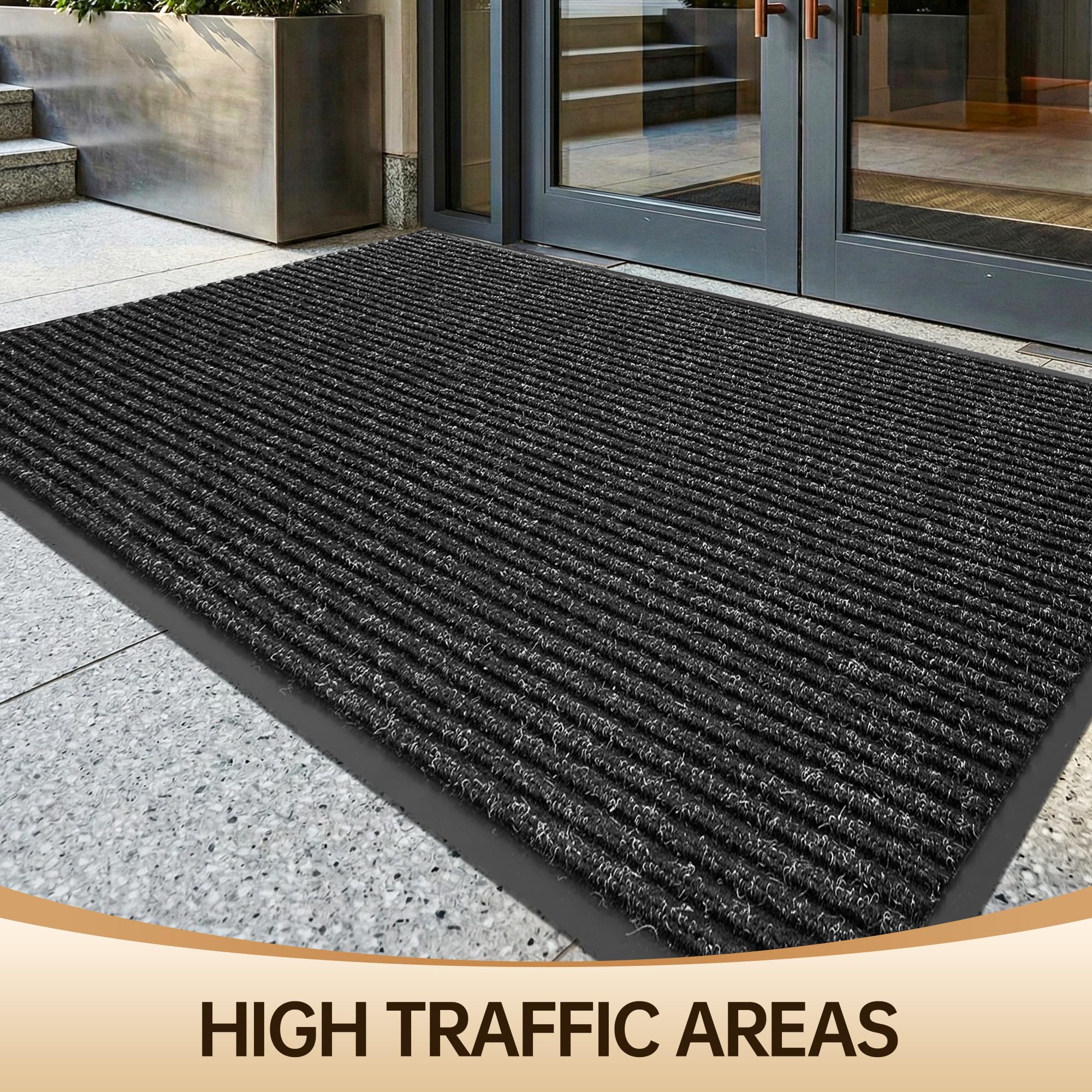 Amyracel Front Door Mat - Heavy Duty & Waterproof -8 Amyracel Front Door Mat - Heavy Duty & Waterproof -8