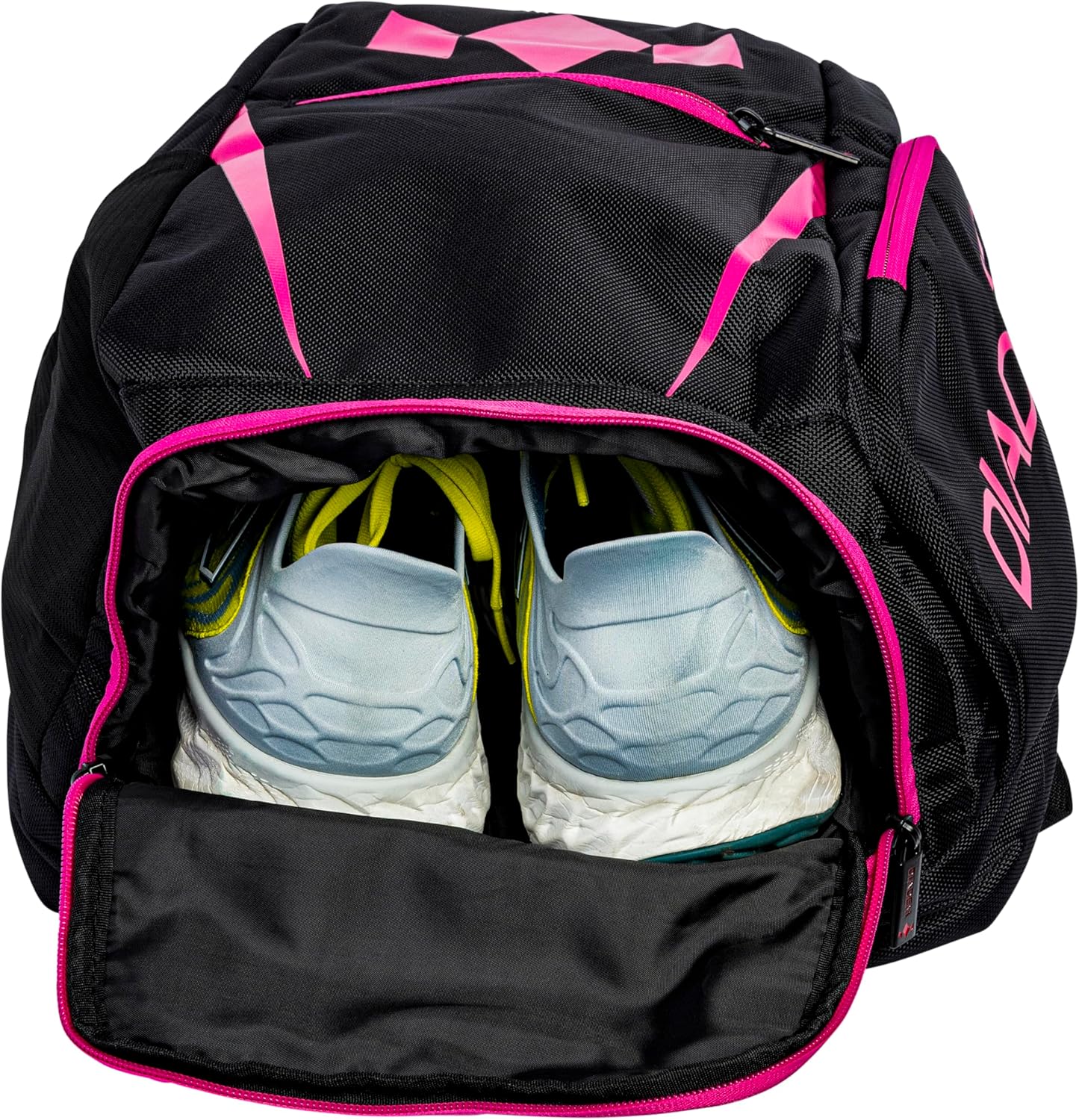 Diadem Tour v3 Backpack | Sports Backpack for Pickleball & Tennis Players | Fits 3 Paddles/Rackets | Shoe & Side Compartment | Nylon, Reinforced Bottom