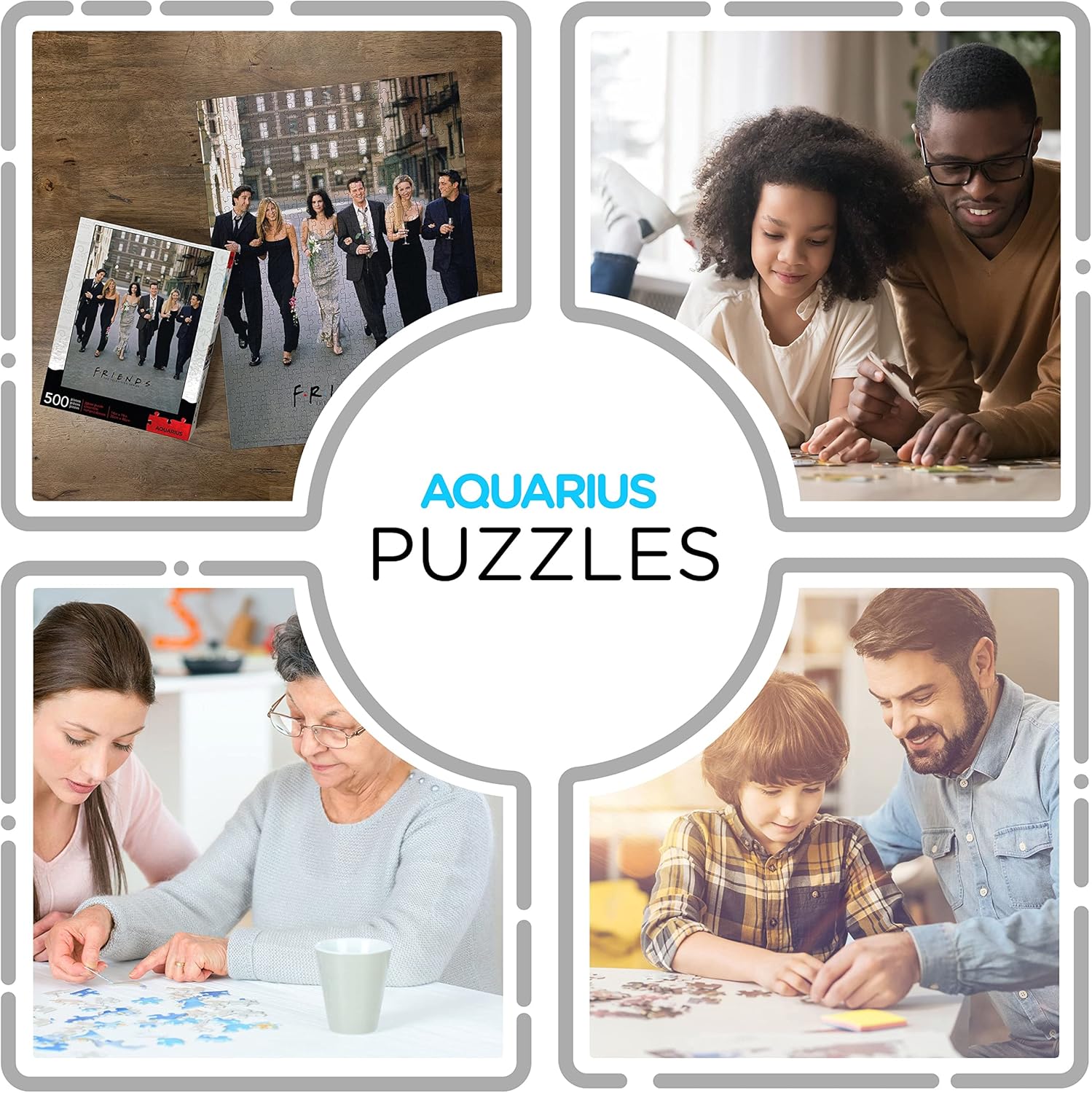 AQUARIUS Friends Wedding Puzzle (500 Piece Jigsaw Puzzle) - Officially Licensed Friends Merchandise & Collectibles - Glare Free - Precision Fit - Virtually No Puzzle Dust - 14 x 19 Inches