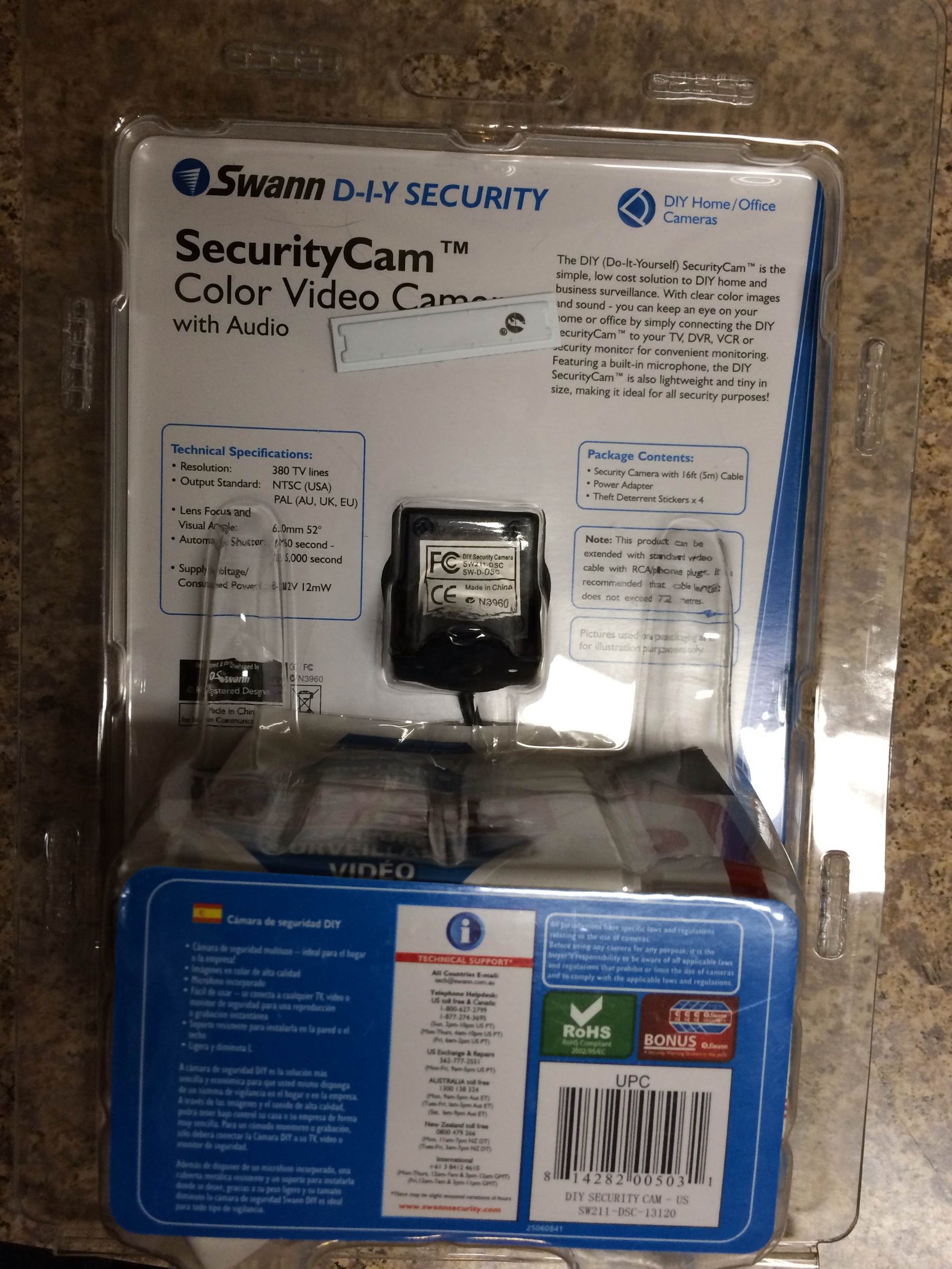 CAMDEN DOOR CONTROLS CV-EX36 600/700 TVL DAY/NIGHT, 35