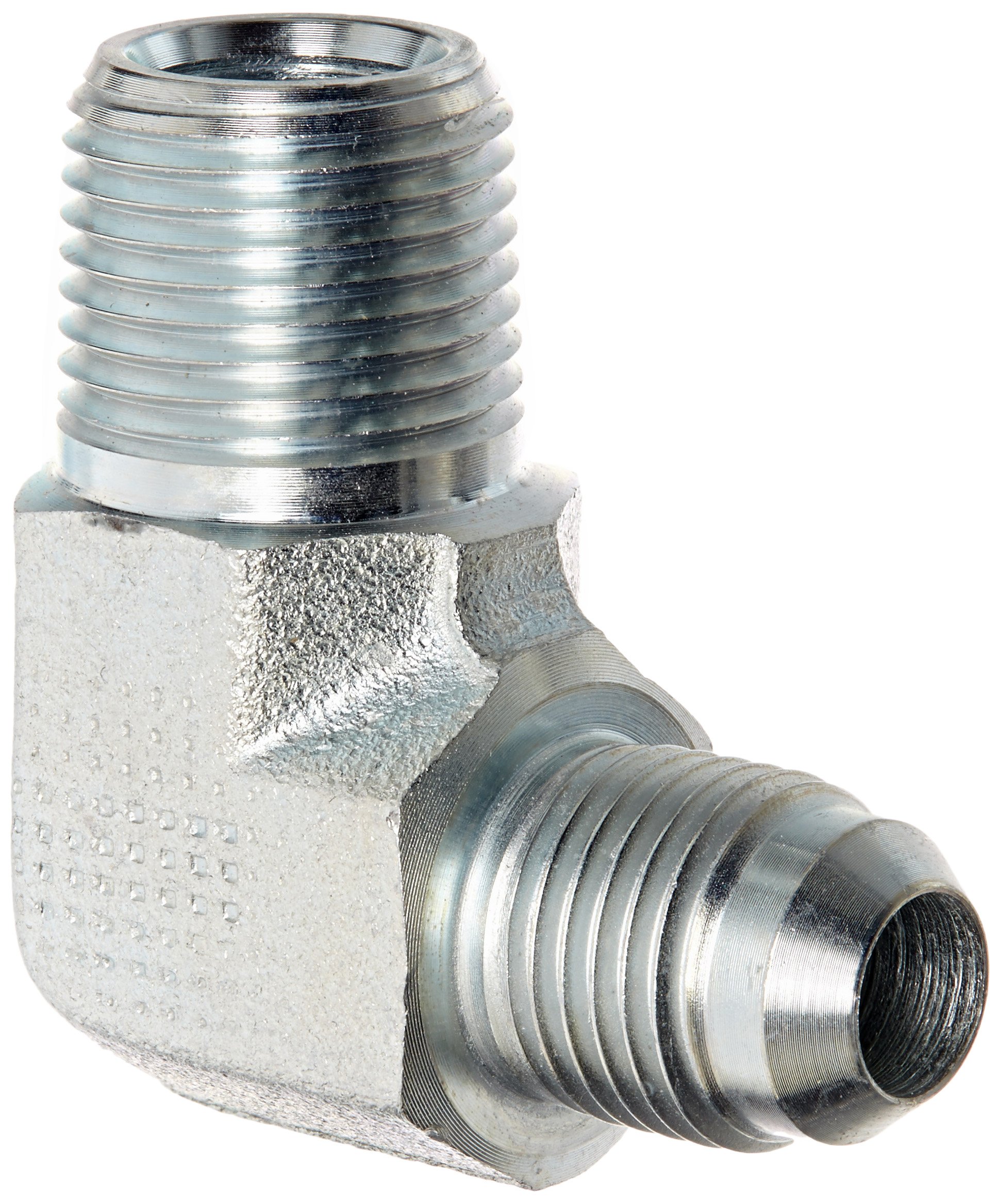 Eaton Weatherhead C5405X6X6 Carbon Steel SAE 37 Degree (JIC) Flare-Twin Fitting, 90 Degree Elbow, 3/8