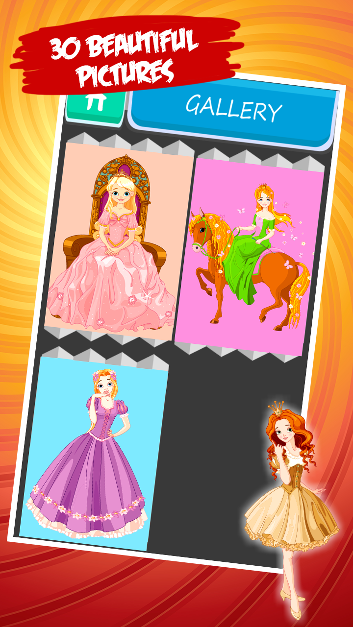 Princess Coloring Book