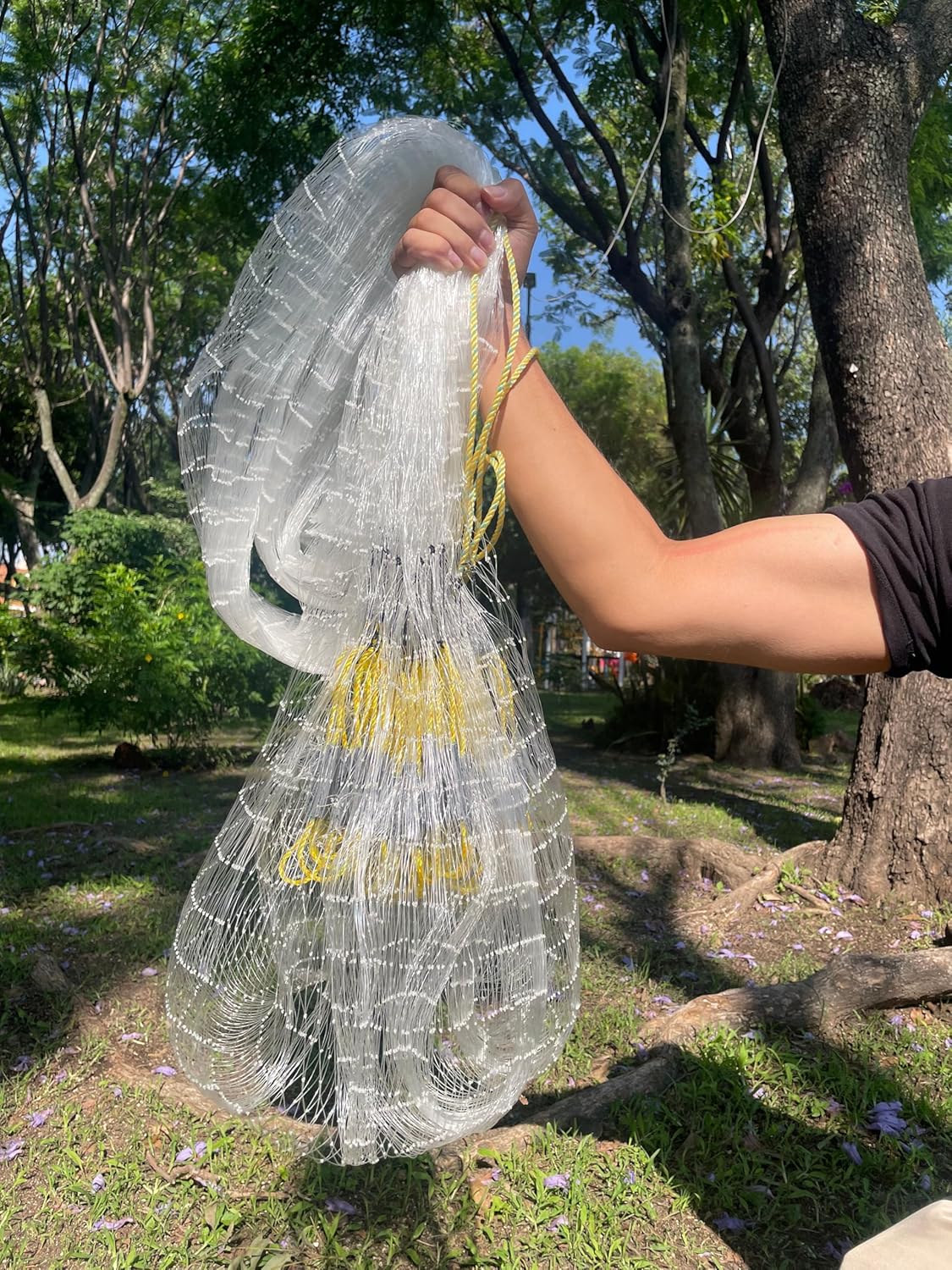 Genérico Fishing Stone, 6 Metres Opening, 3 Finger Mesh, 3 kg Lead