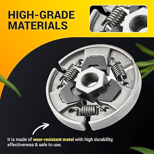 Miniatura 3 de Canamax Piñón de tambor de embrague 38 7T con arandela de rodamientos E-Clip Kit de engranajes helicoidales - para motosierra Stihl 017 018 021 023