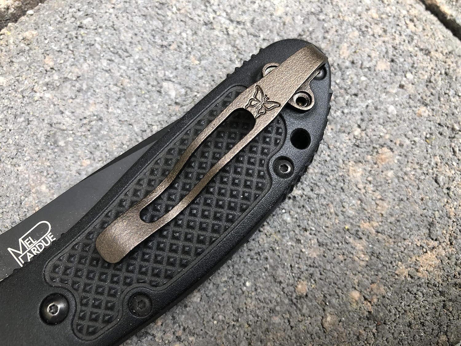 Dark Bronze Titanium Deep Pocket Clip For Benchmade Griptilian North Fork Crooked River Grizzly Ridge Knife Folder