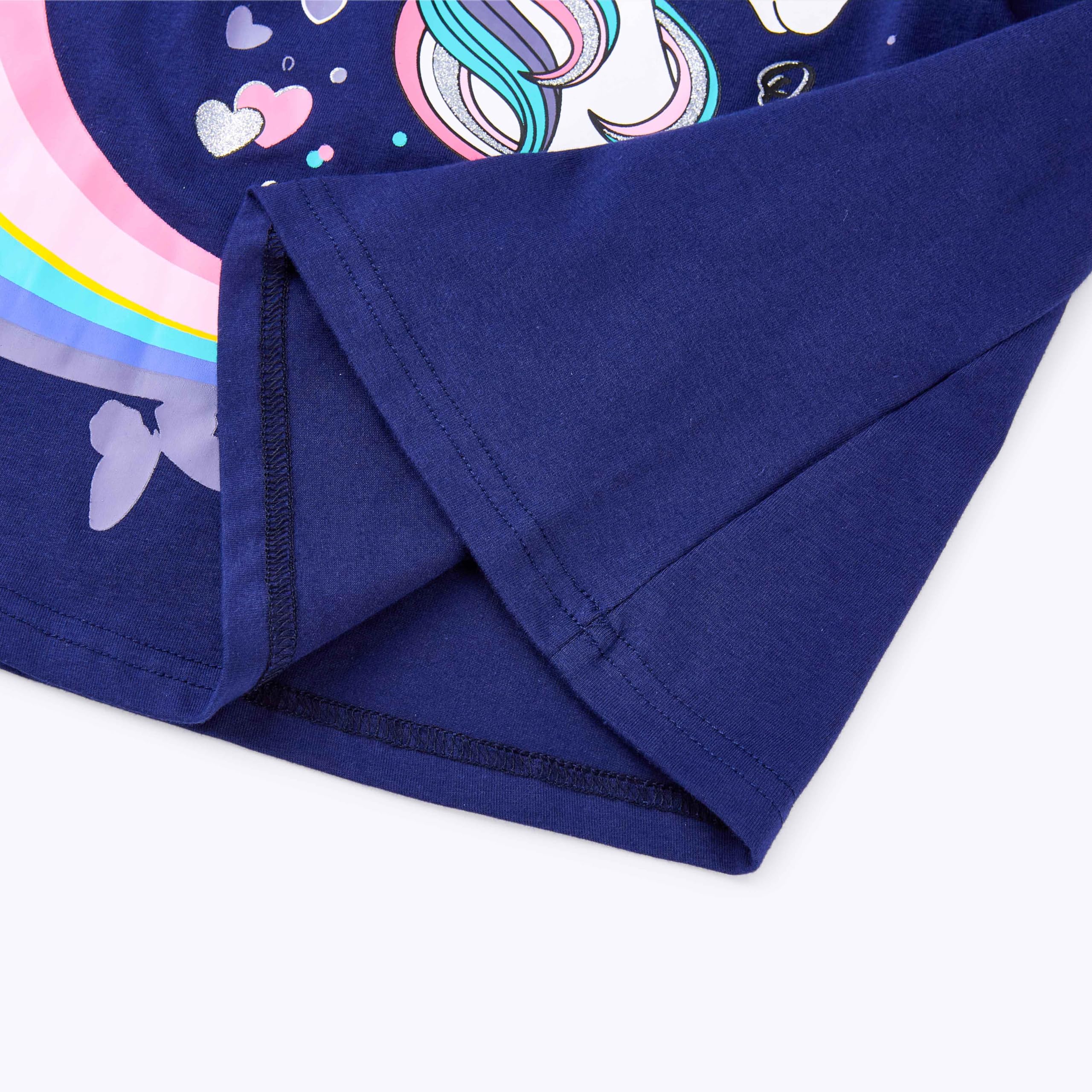 VIKITA Vestido Manga Larga Algodón Princesa Niñas 2-8 años