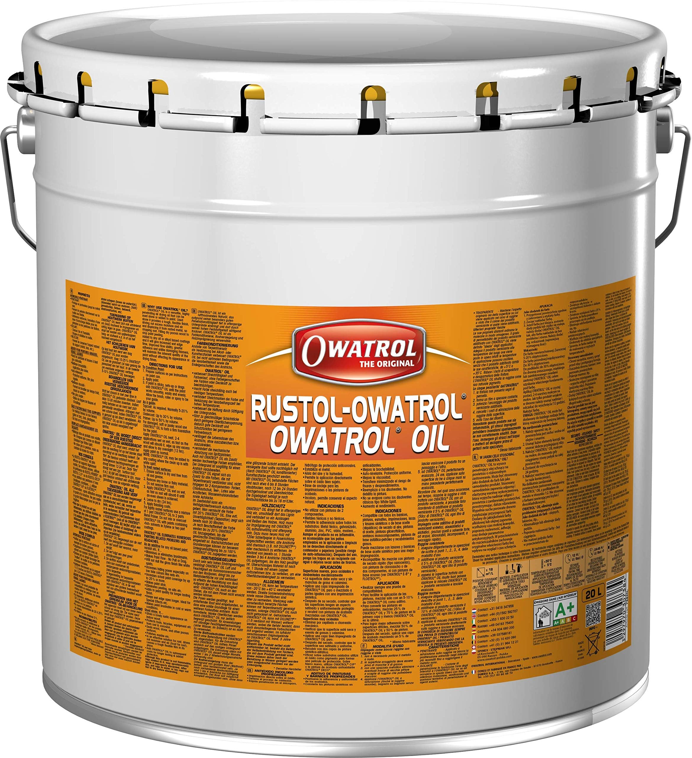 Olio additivo Antiossidante Owatrol - 20 L