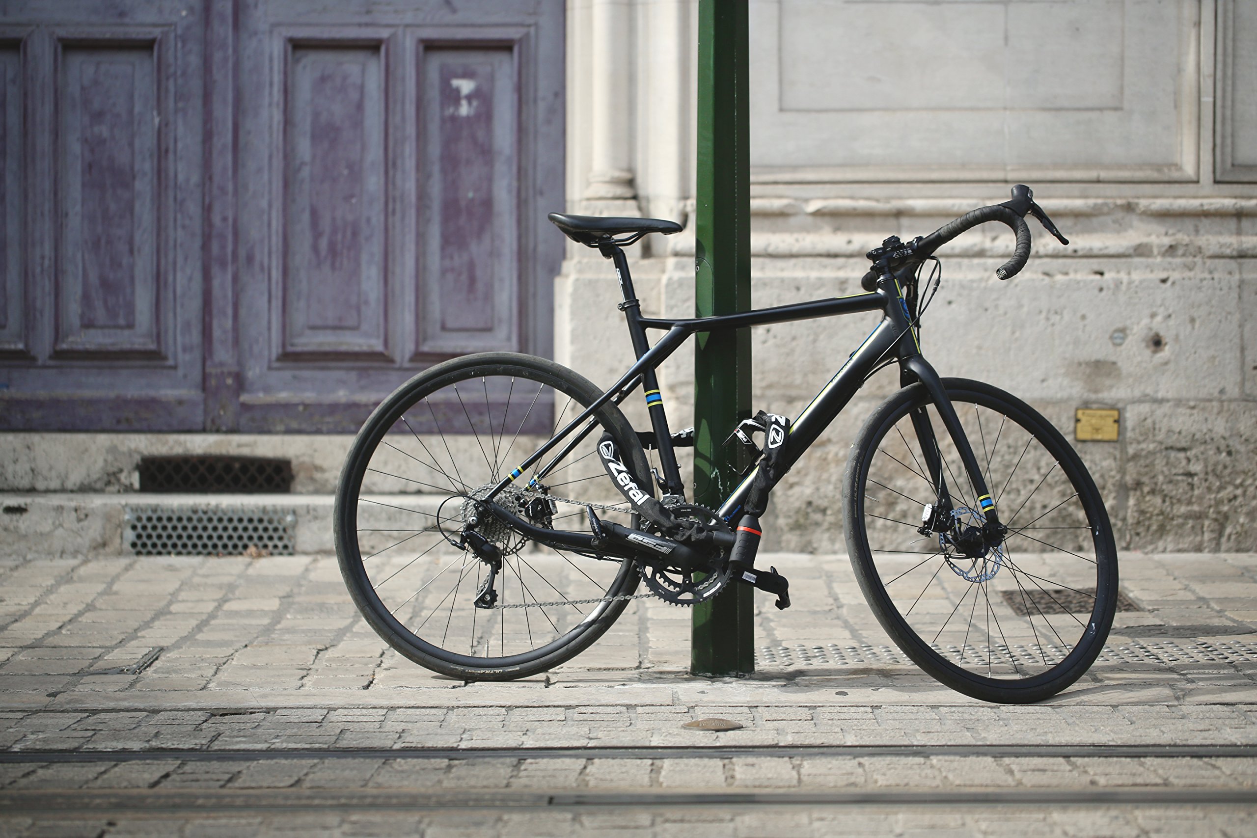 ZEFAL M14 - Lucchetto per bici catena - Bici/Bici elettrica/Moto/Scooter a catena - Maglia d'acciaio