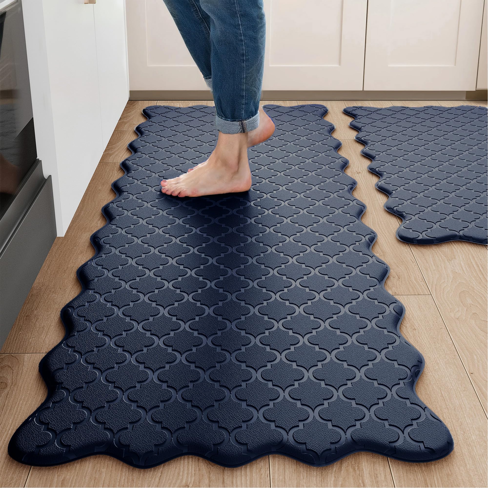 Arenarug Scalloped Kitchen Mats - 2-Piece Set -29