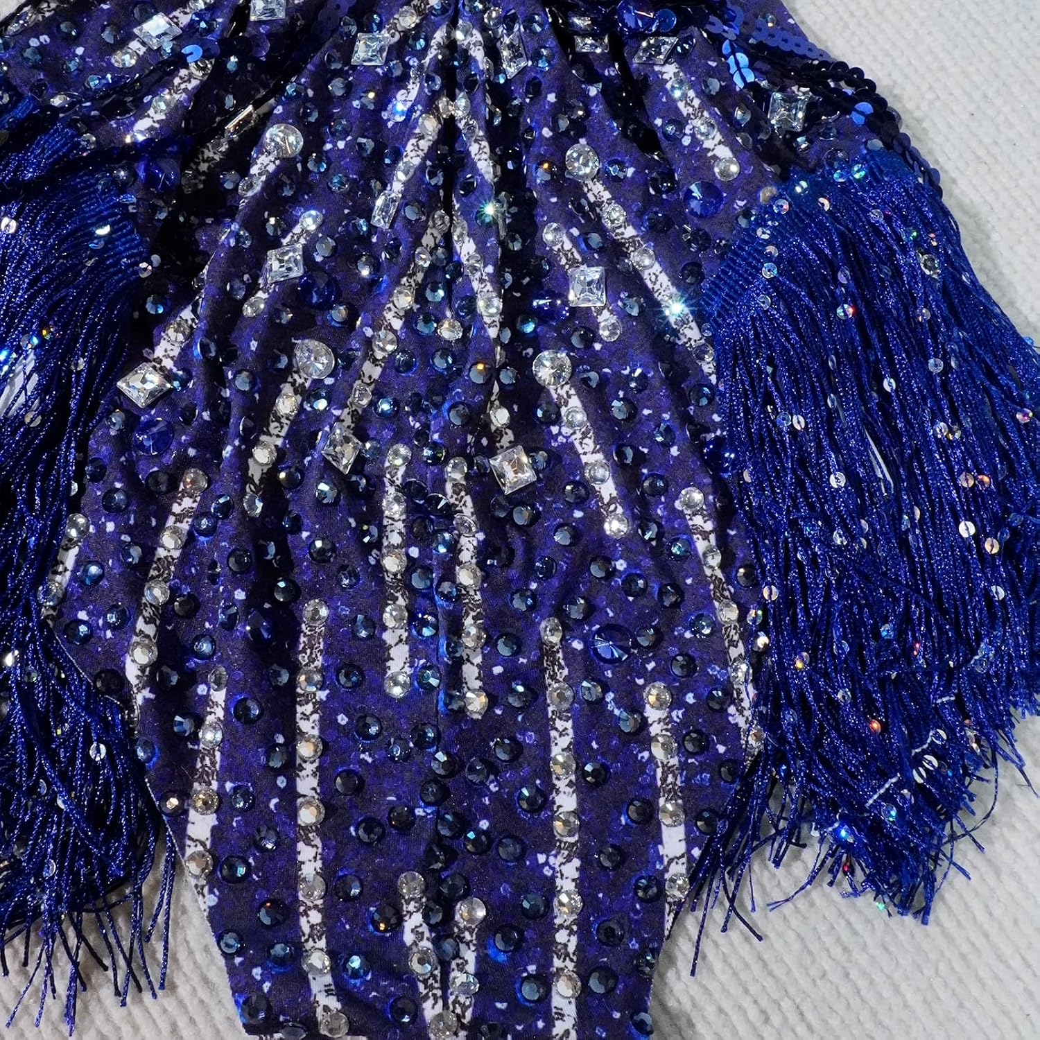 Glitter Sequins Fringe Bodysuit Pole Dance Leotard Sexy Party Birthday Club Celebrate Stage ​Performance Costumes