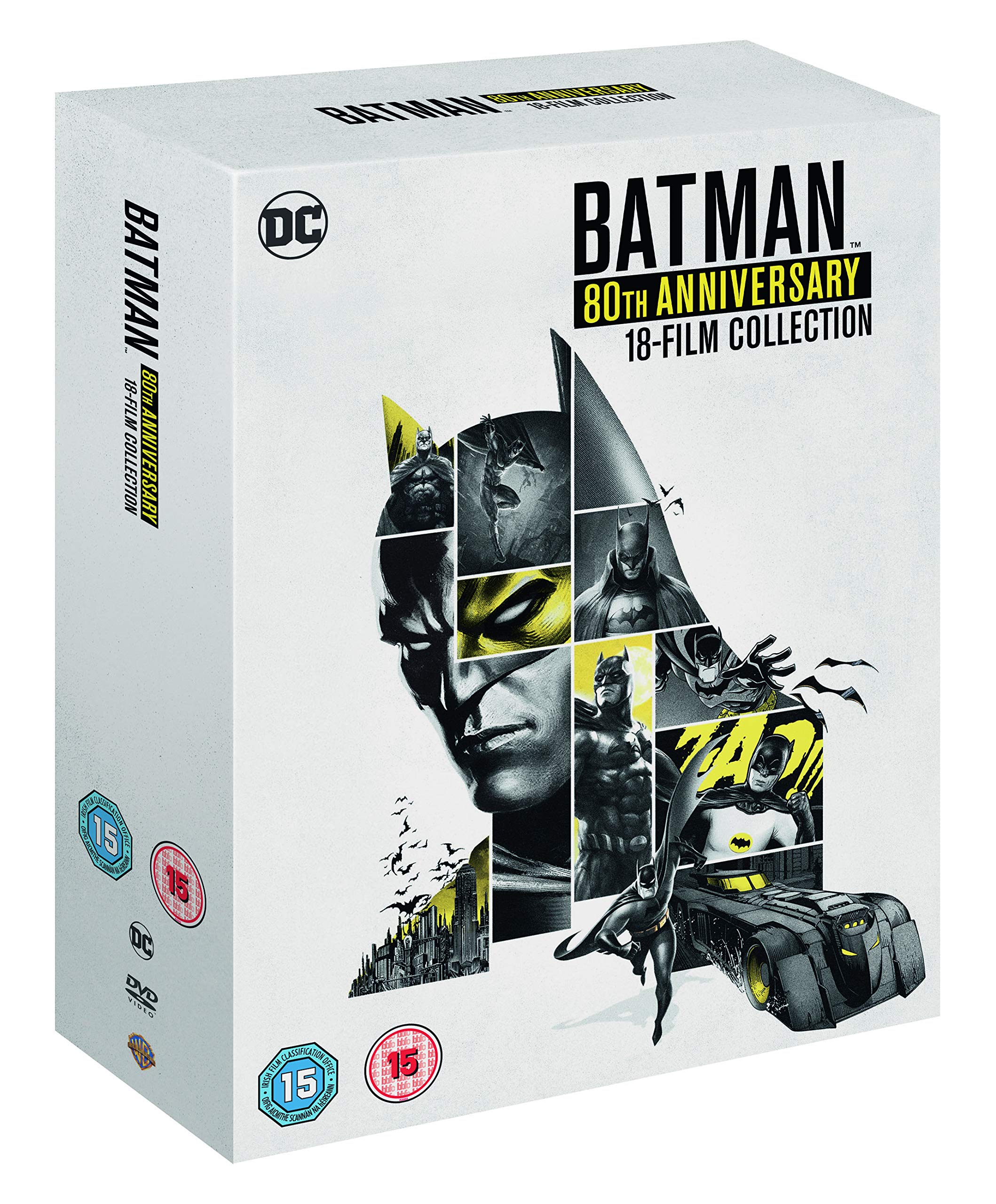 Batman 80th Anniversay Collection (18 Dvd) [Edizione: Regno Unito]
