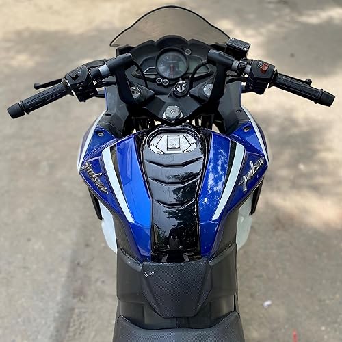 Miniatura 4 de Corbata de tanque para Bajaj Pulsar RS 200 (negro mate)
