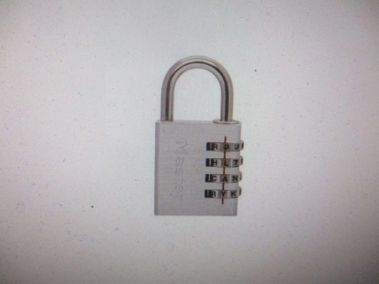Padlock Combo 7/8in Vertclr