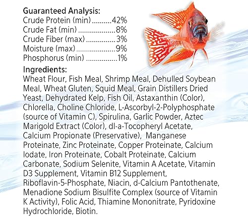 Miniatura 4 de Aqueon Cichlid - Pellets para mejorar el color alimenticio 4-12 onzas