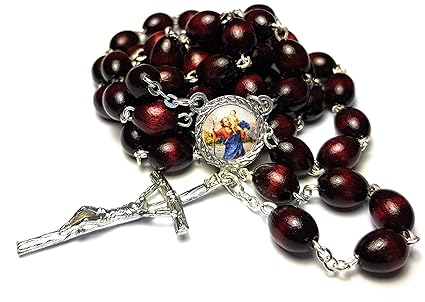 Relic Rosary 3rd Class of Saint Christopher Bachelors, Transportation, Drivers, Sailors, Traveling, Surfing, Storms Crist bal de Licia San Crist bal