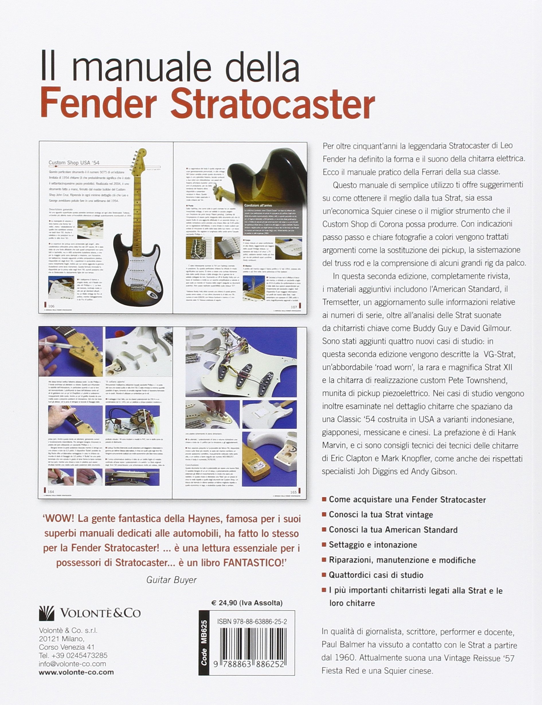 Il manuale delle Fender Stratocaster. Ediz. illustrata