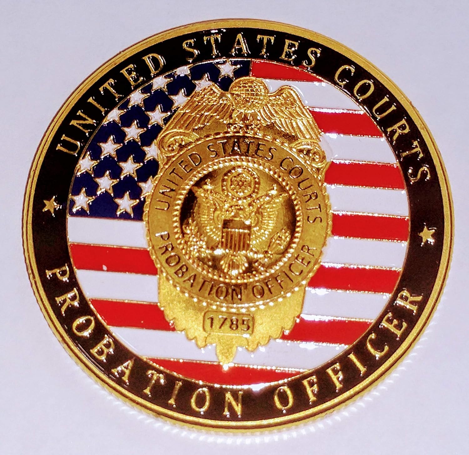 US Courts Probation Officer Government Challenge Honor Coin