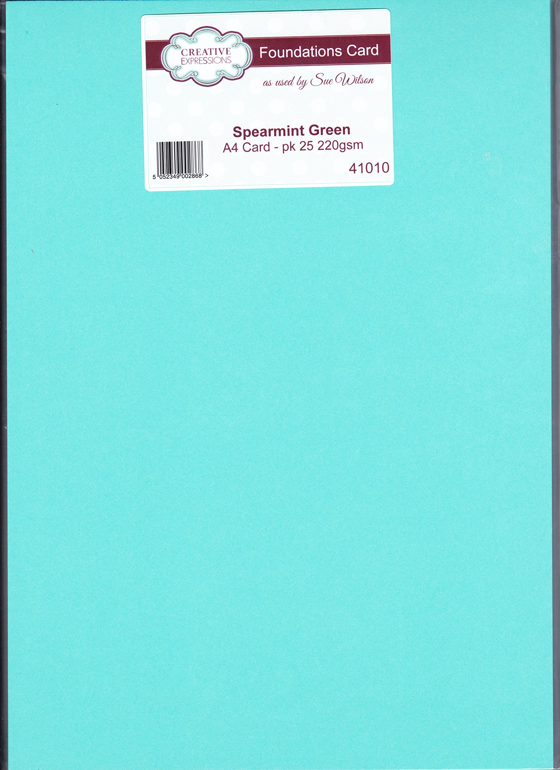 Creative Expressions Foundation Card-Spearmint Green, A4